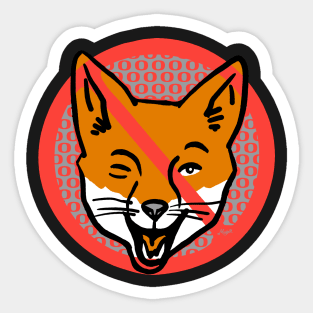 Zero Fox Sticker